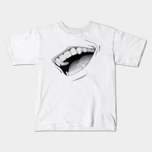 Anime mouth Kids T-Shirt